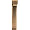 Ekena Millwork Thorton Slat Rough Sawn Bracket w/ Offset Brace, Western Red Cedar, 8"W x 48"D x 48"H BKT0806X48X48THR06RWR - alternate 3